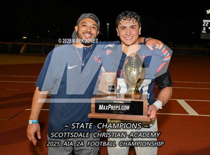 Thumbnail 1 in St. Johns vs. Scottsdale Christian Academy (AIA 2A Final Awards) photogallery.