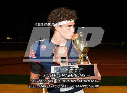 Thumbnail 3 in St. Johns vs. Scottsdale Christian Academy (AIA 2A Final Awards) photogallery.