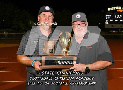 Thumbnail 3 in St. Johns vs. Scottsdale Christian Academy (AIA 2A Final Awards) photogallery.