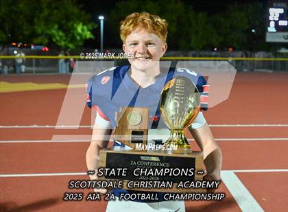 Thumbnail 3 in St. Johns vs. Scottsdale Christian Academy (AIA 2A Final Awards) photogallery.