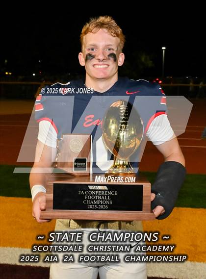 Thumbnail 2 in St. Johns vs. Scottsdale Christian Academy (AIA 2A Final Awards) photogallery.