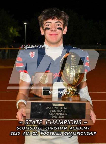 Thumbnail 1 in St. Johns vs. Scottsdale Christian Academy (AIA 2A Final Awards) photogallery.