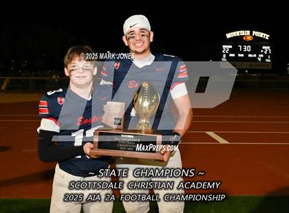 Thumbnail 1 in St. Johns vs. Scottsdale Christian Academy (AIA 2A Final Awards) photogallery.