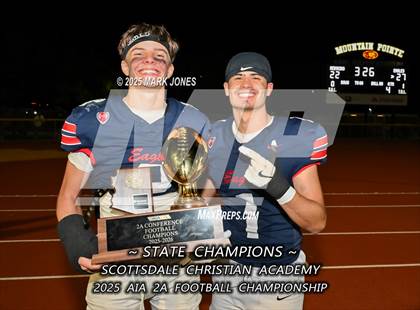 Thumbnail 1 in St. Johns vs. Scottsdale Christian Academy (AIA 2A Final Awards) photogallery.