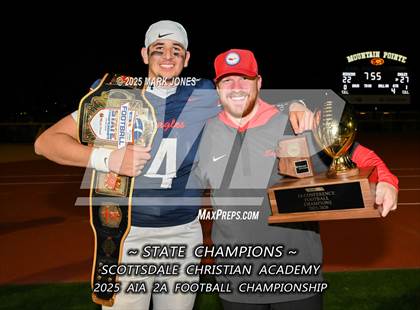 Thumbnail 2 in St. Johns vs. Scottsdale Christian Academy (AIA 2A Final Awards) photogallery.
