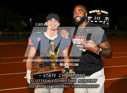 Thumbnail 1 in St. Johns vs. Scottsdale Christian Academy (AIA 2A Final Awards) photogallery.