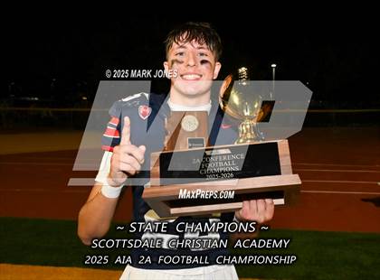 Thumbnail 2 in St. Johns vs. Scottsdale Christian Academy (AIA 2A Final Awards) photogallery.