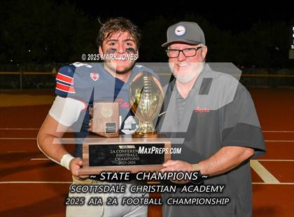 Thumbnail 3 in St. Johns vs. Scottsdale Christian Academy (AIA 2A Final Awards) photogallery.