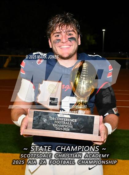 Thumbnail 3 in St. Johns vs. Scottsdale Christian Academy (AIA 2A Final Awards) photogallery.