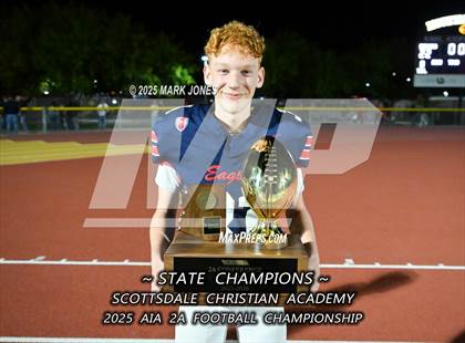 Thumbnail 2 in St. Johns vs. Scottsdale Christian Academy (AIA 2A Final Awards) photogallery.