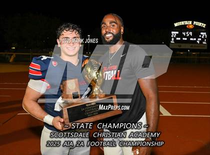 Thumbnail 2 in St. Johns vs. Scottsdale Christian Academy (AIA 2A Final Awards) photogallery.