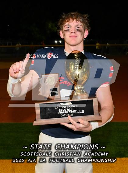 Thumbnail 3 in St. Johns vs. Scottsdale Christian Academy (AIA 2A Final Awards) photogallery.