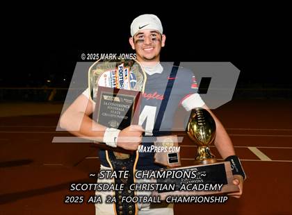 Thumbnail 2 in St. Johns vs. Scottsdale Christian Academy (AIA 2A Final Awards) photogallery.