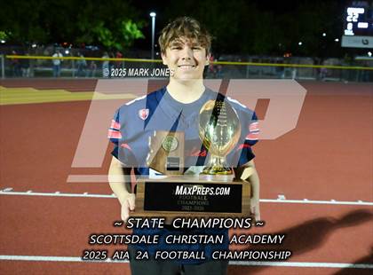 Thumbnail 1 in St. Johns vs. Scottsdale Christian Academy (AIA 2A Final Awards) photogallery.