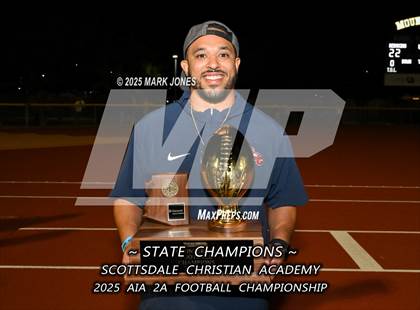 Thumbnail 3 in St. Johns vs. Scottsdale Christian Academy (AIA 2A Final Awards) photogallery.