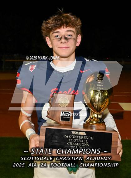 Thumbnail 1 in St. Johns vs. Scottsdale Christian Academy (AIA 2A Final Awards) photogallery.