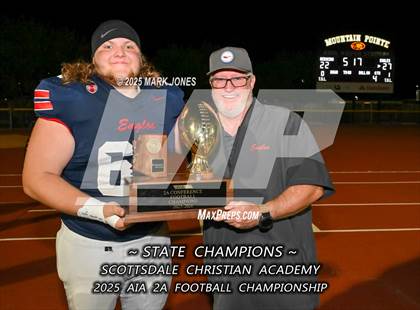 Thumbnail 1 in St. Johns vs. Scottsdale Christian Academy (AIA 2A Final Awards) photogallery.