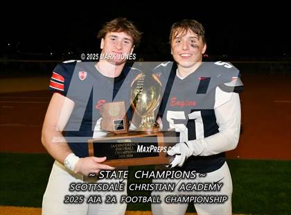 Thumbnail 2 in St. Johns vs. Scottsdale Christian Academy (AIA 2A Final Awards) photogallery.