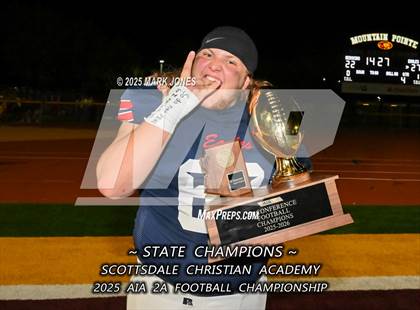 Thumbnail 1 in St. Johns vs. Scottsdale Christian Academy (AIA 2A Final Awards) photogallery.