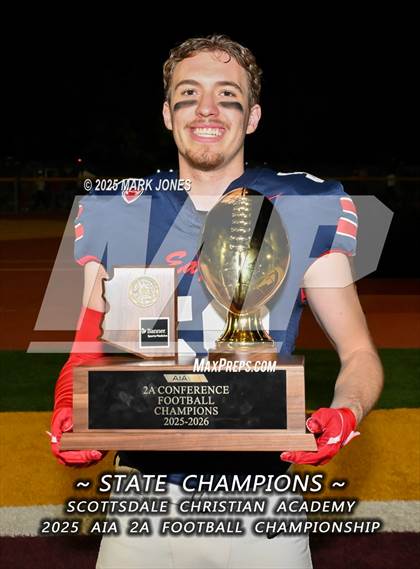 Thumbnail 3 in St. Johns vs. Scottsdale Christian Academy (AIA 2A Final Awards) photogallery.