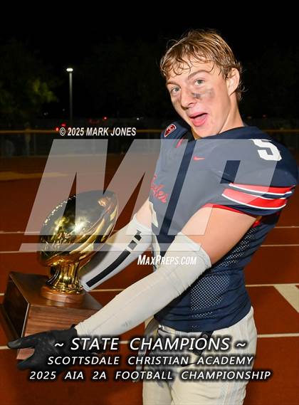 Thumbnail 1 in St. Johns vs. Scottsdale Christian Academy (AIA 2A Final Awards) photogallery.