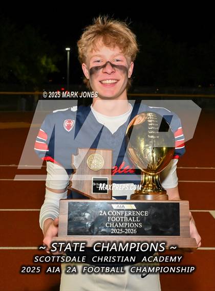 Thumbnail 3 in St. Johns vs. Scottsdale Christian Academy (AIA 2A Final Awards) photogallery.