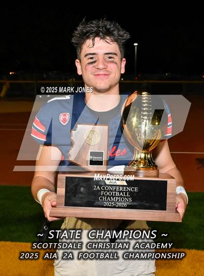 Thumbnail 3 in St. Johns vs. Scottsdale Christian Academy (AIA 2A Final Awards) photogallery.