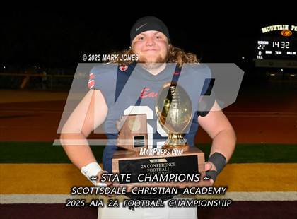 Thumbnail 2 in St. Johns vs. Scottsdale Christian Academy (AIA 2A Final Awards) photogallery.