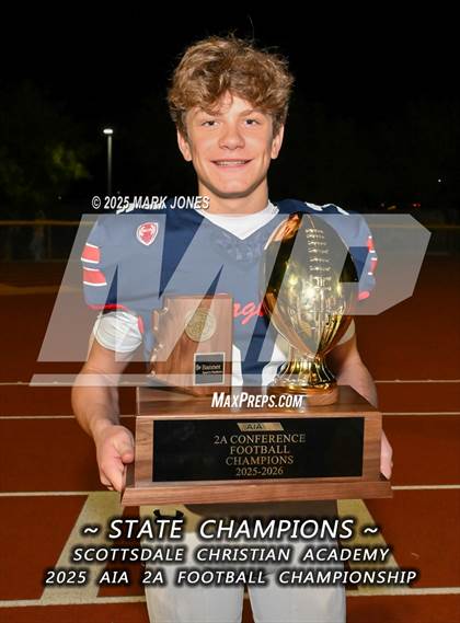 Thumbnail 2 in St. Johns vs. Scottsdale Christian Academy (AIA 2A Final Awards) photogallery.