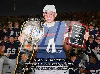 Thumbnail 3 in St. Johns vs. Scottsdale Christian Academy (AIA 2A Final Awards) photogallery.