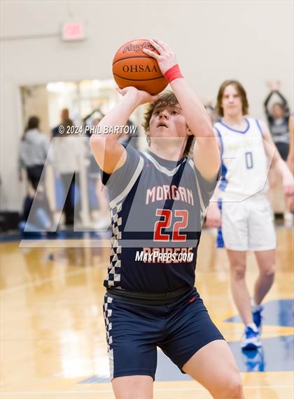 Thumbnail 3 in Morgan @ Maysville (OHSAA East District Division II East 1 Round 1) photogallery.