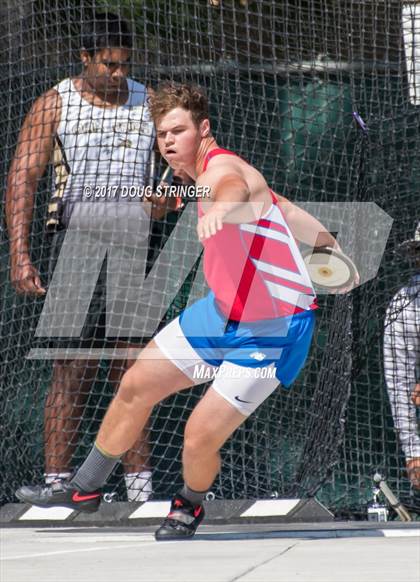 Thumbnail 1 in CIF State Track and Field Championships (Boys Discus/Shot Put Prelims) photogallery.