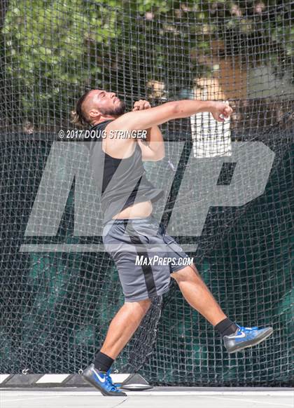 Thumbnail 1 in CIF State Track and Field Championships (Boys Discus/Shot Put Prelims) photogallery.