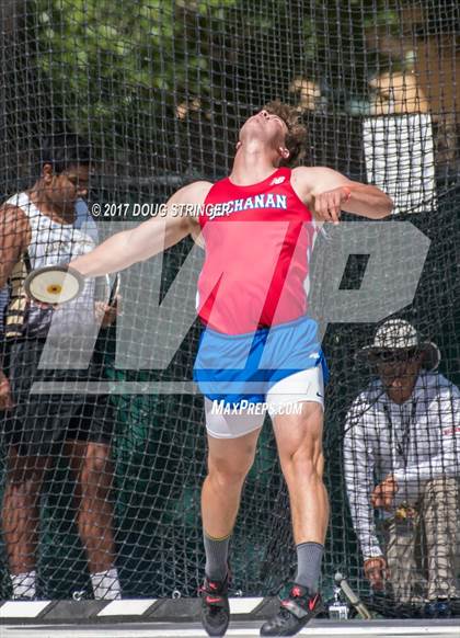 Thumbnail 1 in CIF State Track and Field Championships (Boys Discus/Shot Put Prelims) photogallery.