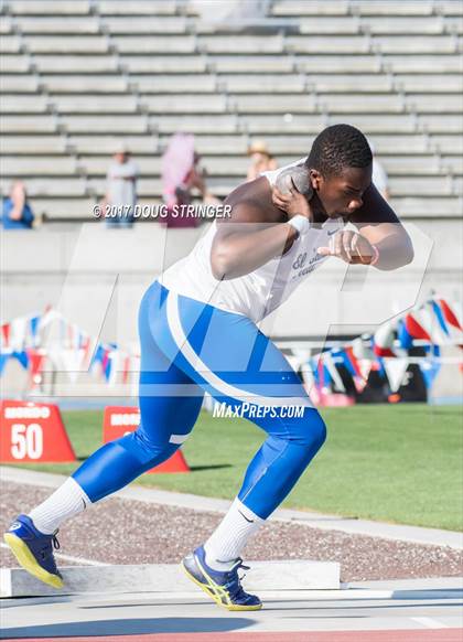 Thumbnail 2 in CIF State Track and Field Championships (Boys Discus/Shot Put Prelims) photogallery.