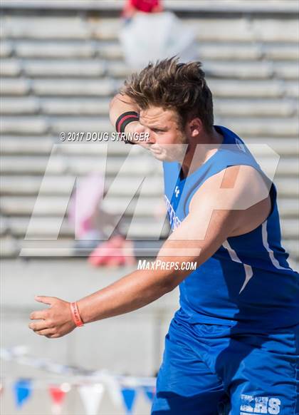 Thumbnail 1 in CIF State Track and Field Championships (Boys Discus/Shot Put Prelims) photogallery.