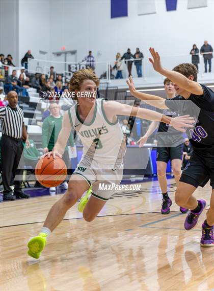 Thumbnail 2 in Park Hill South vs Blue Valley Southwest (810 Varsity Showcase #39) photogallery.