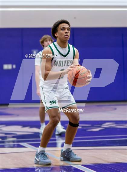 Thumbnail 1 in Park Hill South vs Blue Valley Southwest (810 Varsity Showcase #39) photogallery.
