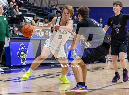 Thumbnail 1 in Park Hill South vs Blue Valley Southwest (810 Varsity Showcase #39) photogallery.