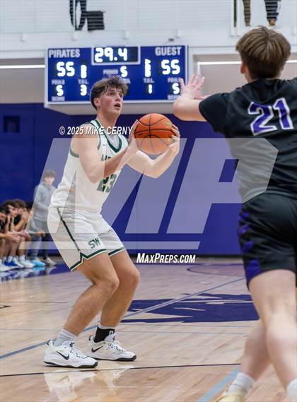 Thumbnail 1 in Park Hill South vs Blue Valley Southwest (810 Varsity Showcase #39) photogallery.