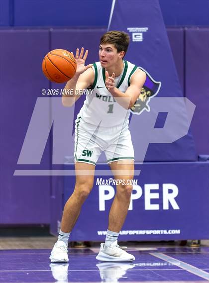 Thumbnail 3 in Park Hill South vs Blue Valley Southwest (810 Varsity Showcase #39) photogallery.