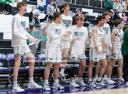 Thumbnail 1 in Park Hill South vs Blue Valley Southwest (810 Varsity Showcase #39) photogallery.
