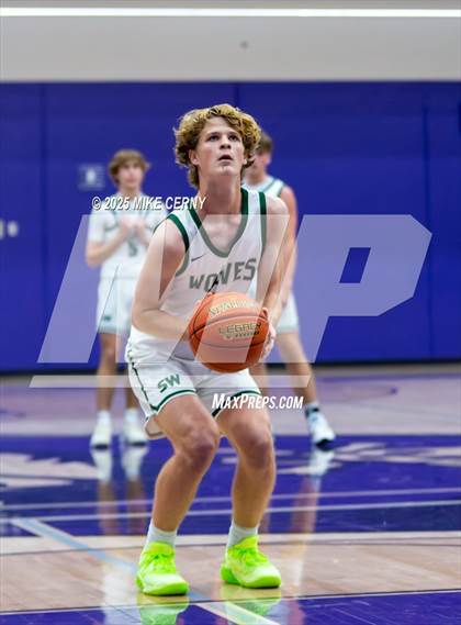 Thumbnail 1 in Park Hill South vs Blue Valley Southwest (810 Varsity Showcase #39) photogallery.
