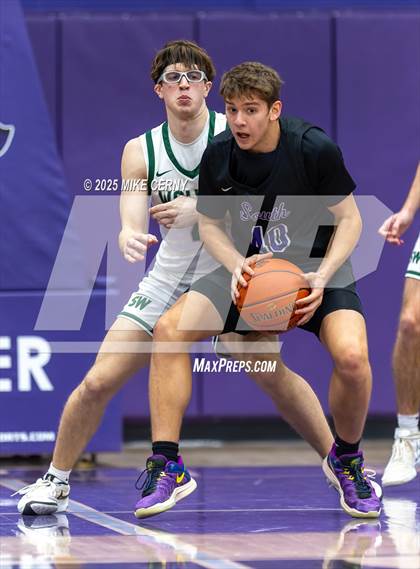 Thumbnail 2 in Park Hill South vs Blue Valley Southwest (810 Varsity Showcase #39) photogallery.
