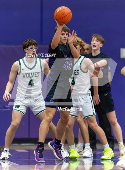 Thumbnail 2 in Park Hill South vs Blue Valley Southwest (810 Varsity Showcase #39) photogallery.