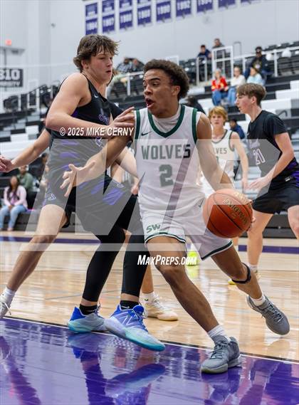 Thumbnail 2 in Park Hill South vs Blue Valley Southwest (810 Varsity Showcase #39) photogallery.