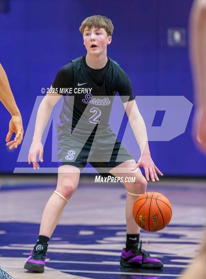 Thumbnail 1 in Park Hill South vs Blue Valley Southwest (810 Varsity Showcase #39) photogallery.