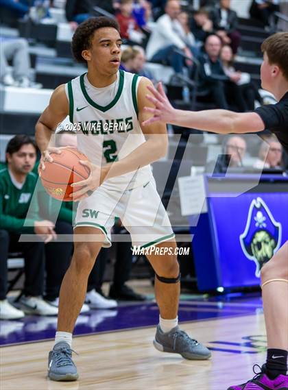 Thumbnail 3 in Park Hill South vs Blue Valley Southwest (810 Varsity Showcase #39) photogallery.