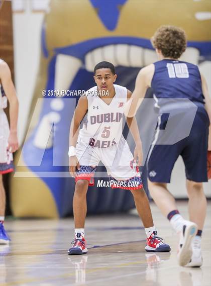 Thumbnail 1 in Dublin vs. Clovis East (Clovis Elks Tournament) photogallery.