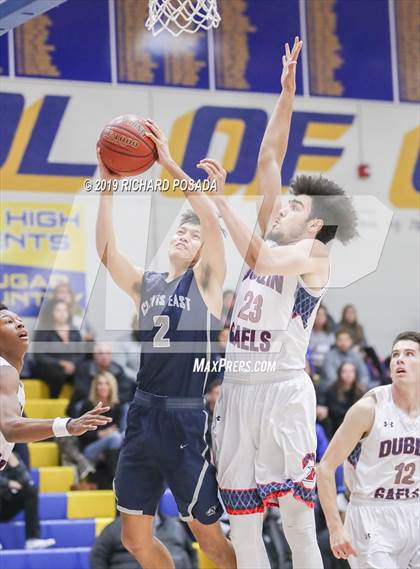 Thumbnail 1 in Dublin vs. Clovis East (Clovis Elks Tournament) photogallery.